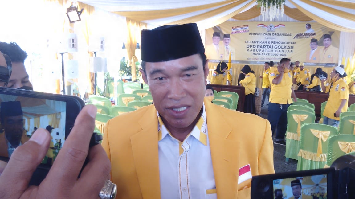 H Rusli Resmi Dilantik Sebagai Ketua DPD Partai Golkar Kabupaten Banjar